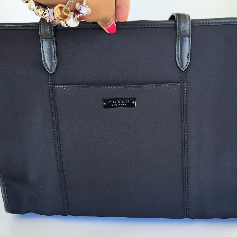 Vintage - COACH - Laptop Bag - Black - No. H-8, Z-6216 - Picture 11 of 13